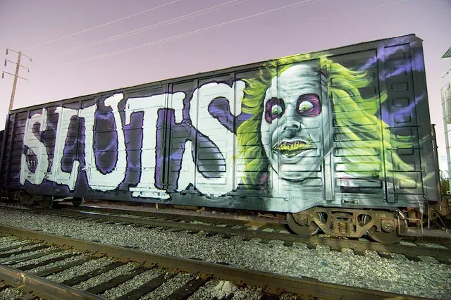 Sluts Box Car Graffiti