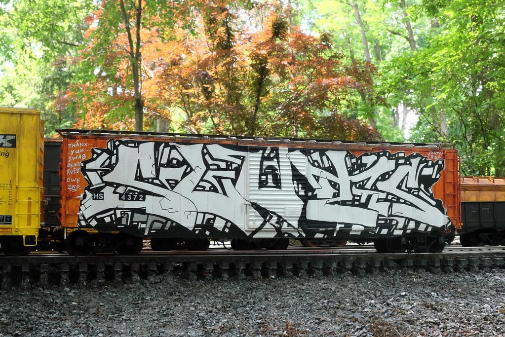 Sluts Box Car Graffiti