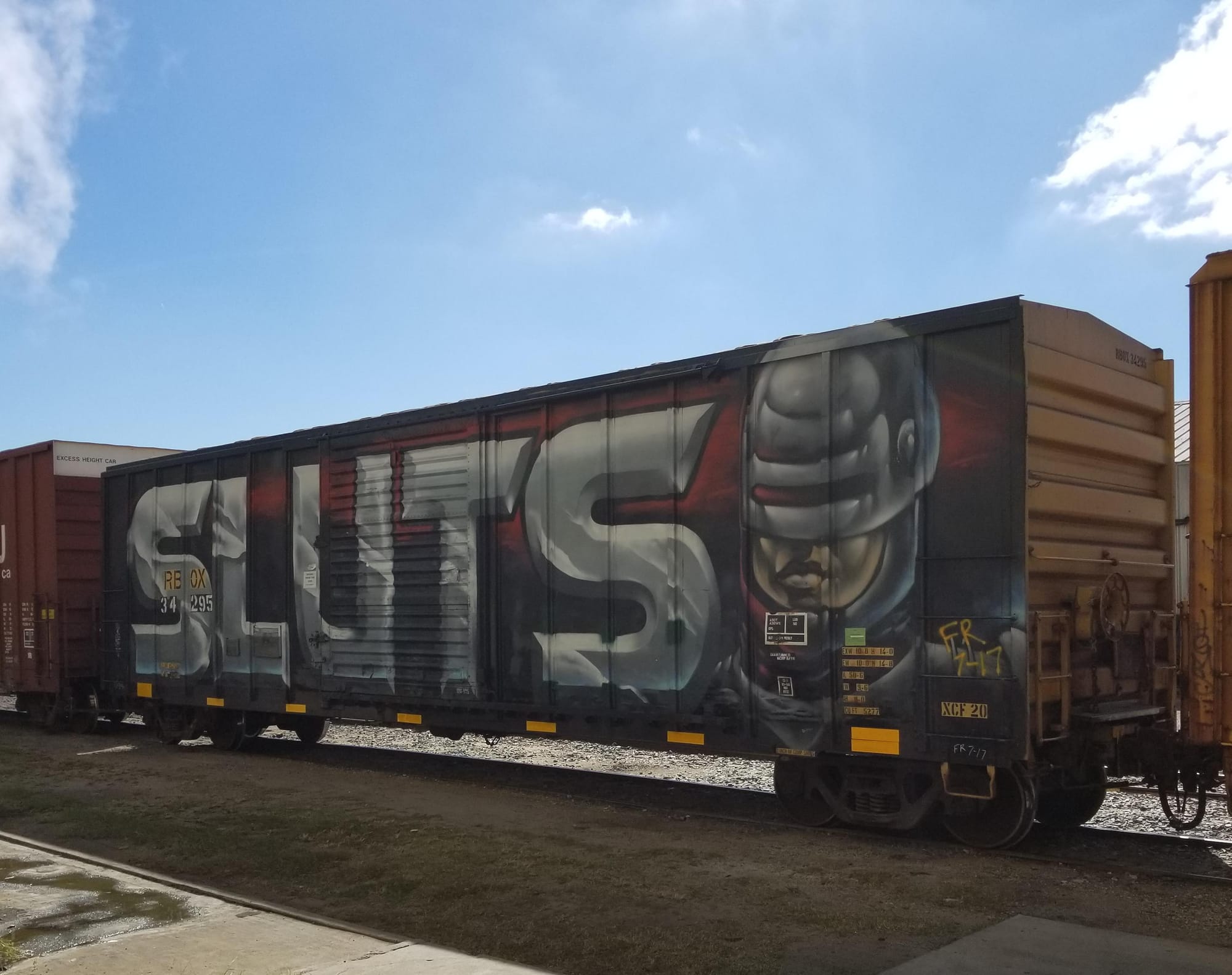 Sluts Box Car Graffiti