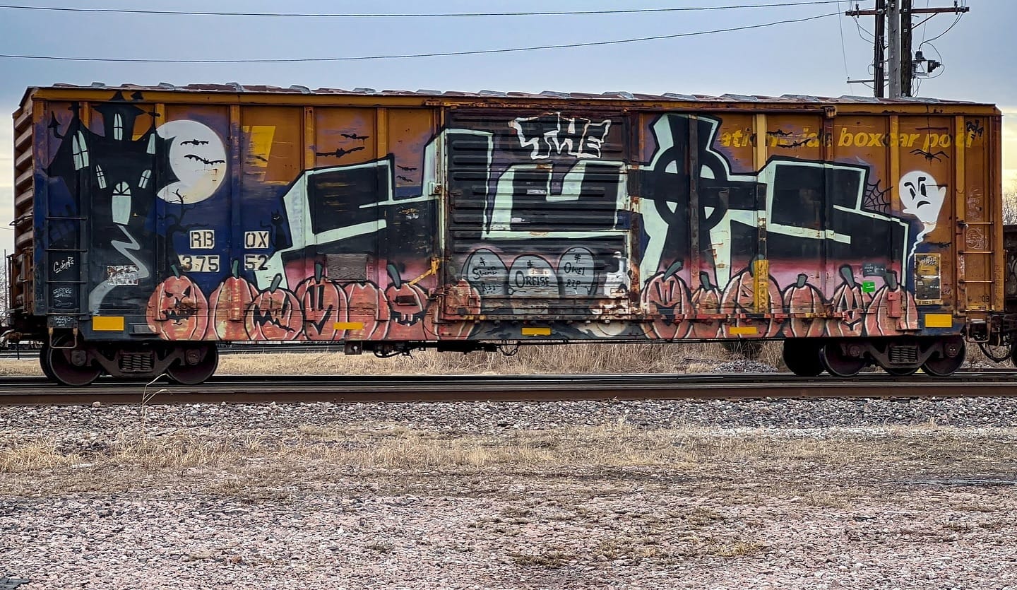 Sluts Box Car Graffiti