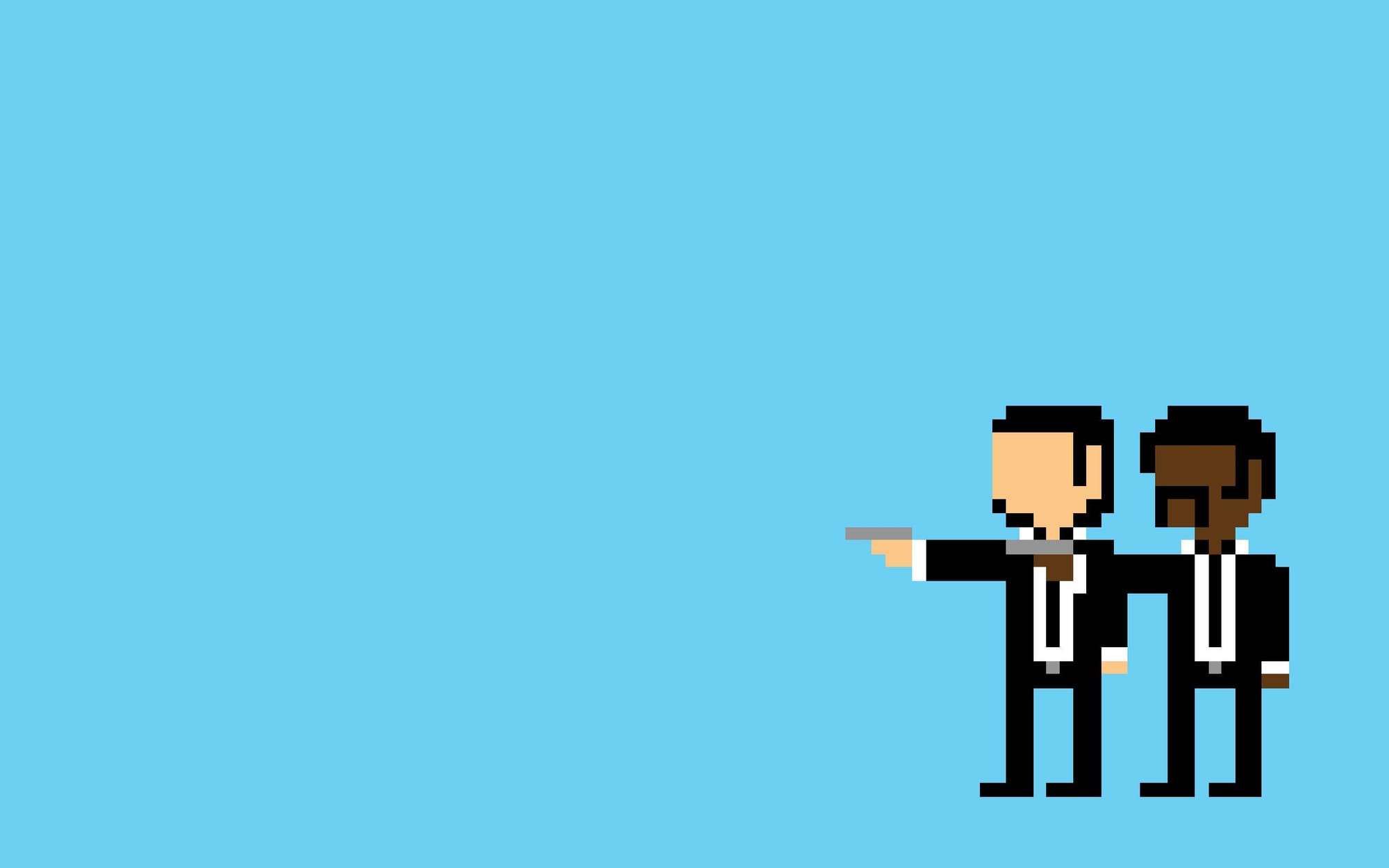 Pulp Fiction 8-Bit Desktop Wallpaper