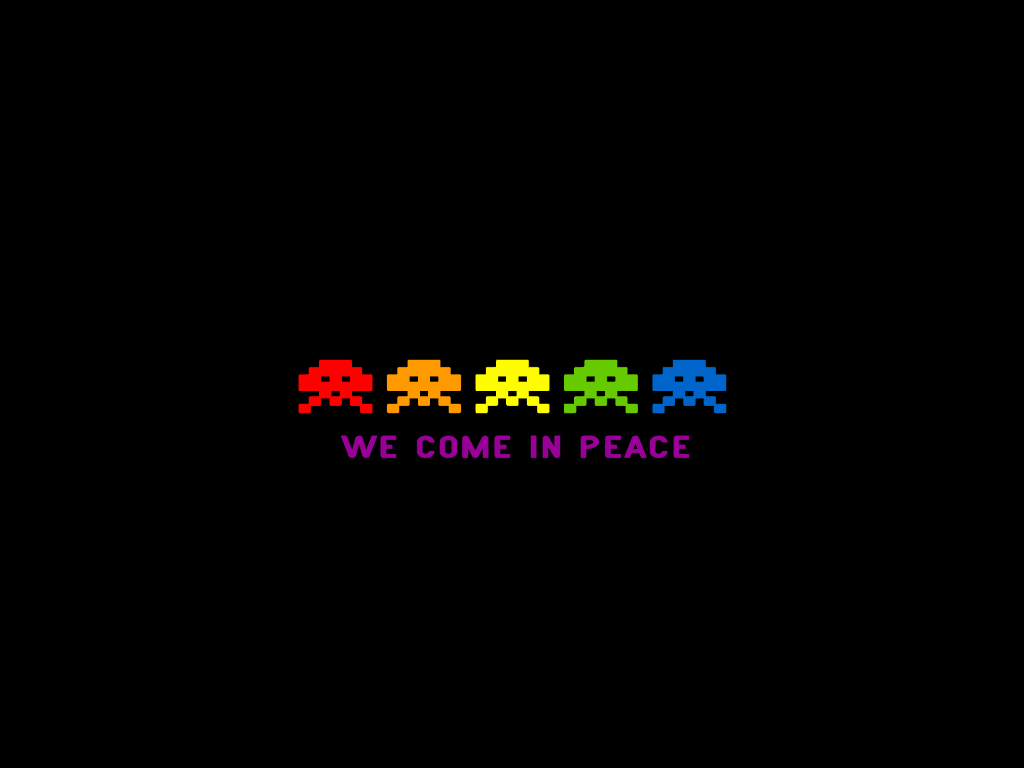 Space Invaders Desktop Wallpaper