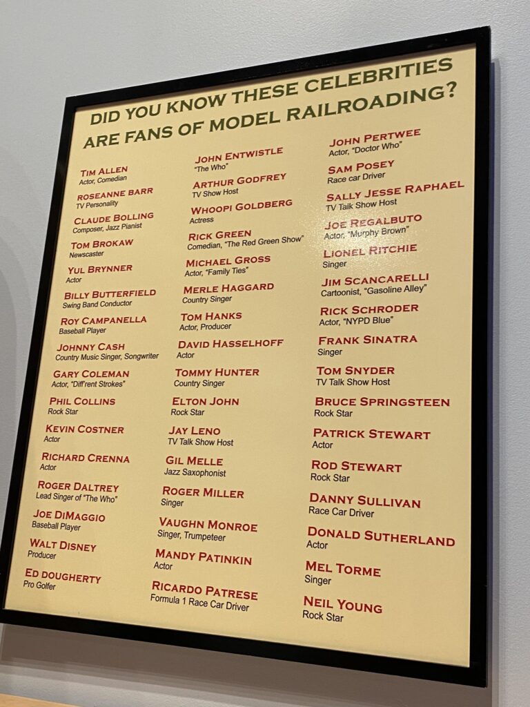 List of Celebrities Who Are Fans of Model Railroading
