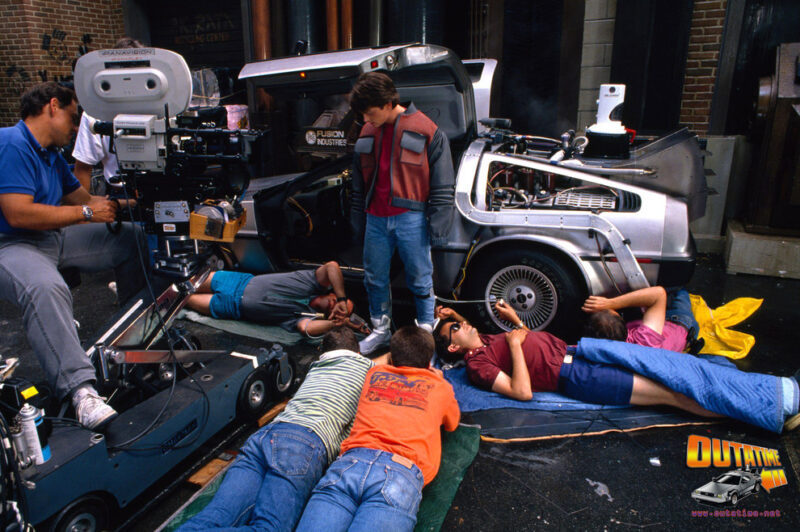 back to the future auto dry jacket behind the scenes