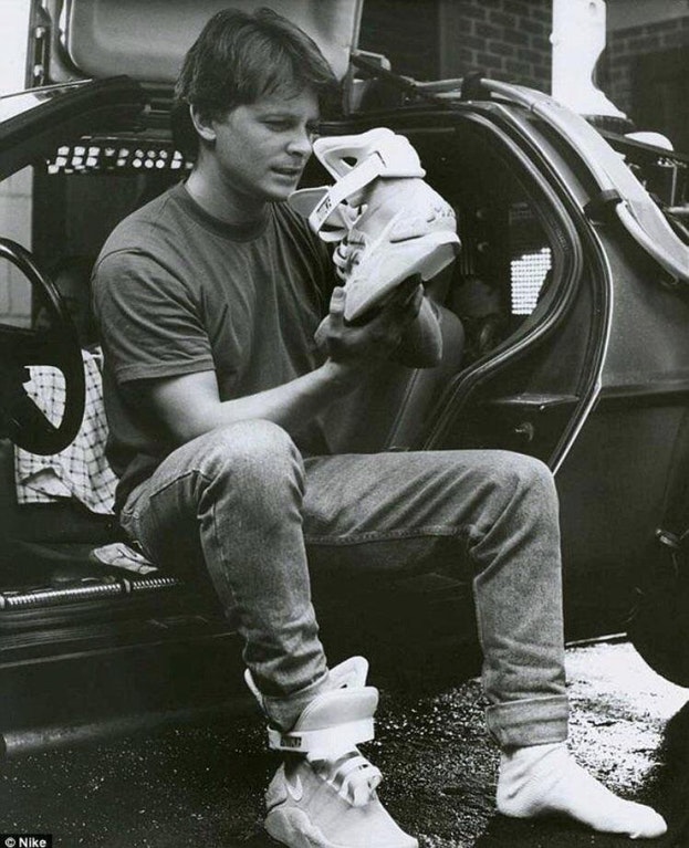 michael j fox behind the scenes with nike