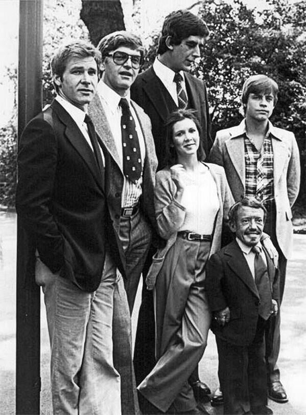 star wars cast out of costume
