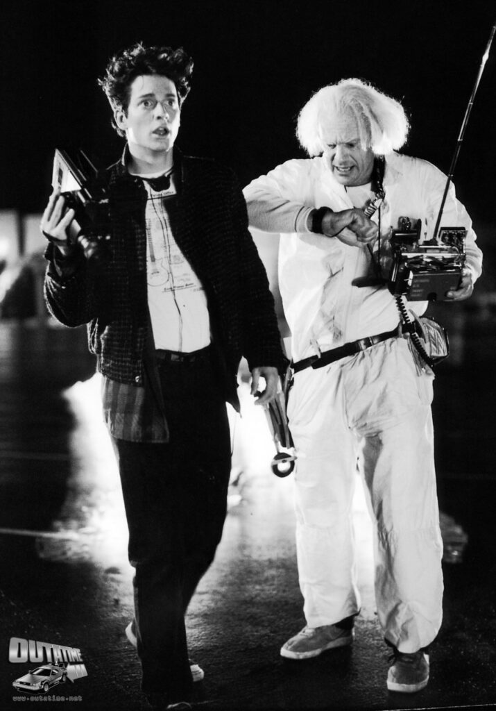 eric stoltz behind the scenes of back to the future