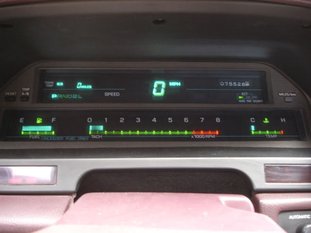1984 Toyota Cressida digital dashboard