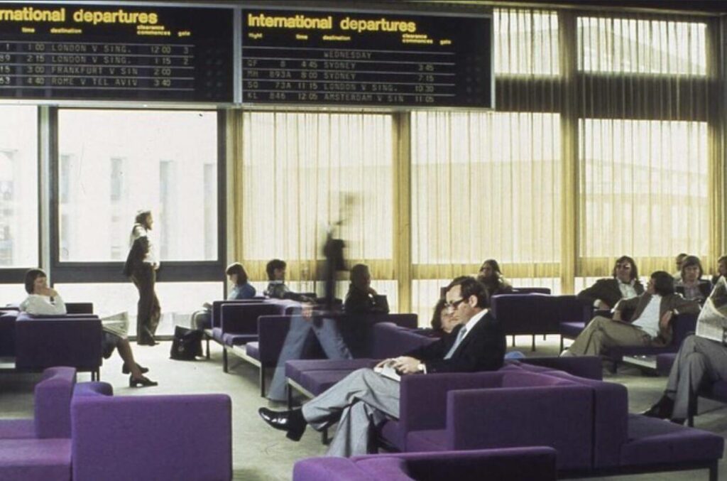 Melbourne airport in the 1970s